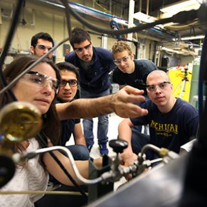 Margaret Wooldridge and her students